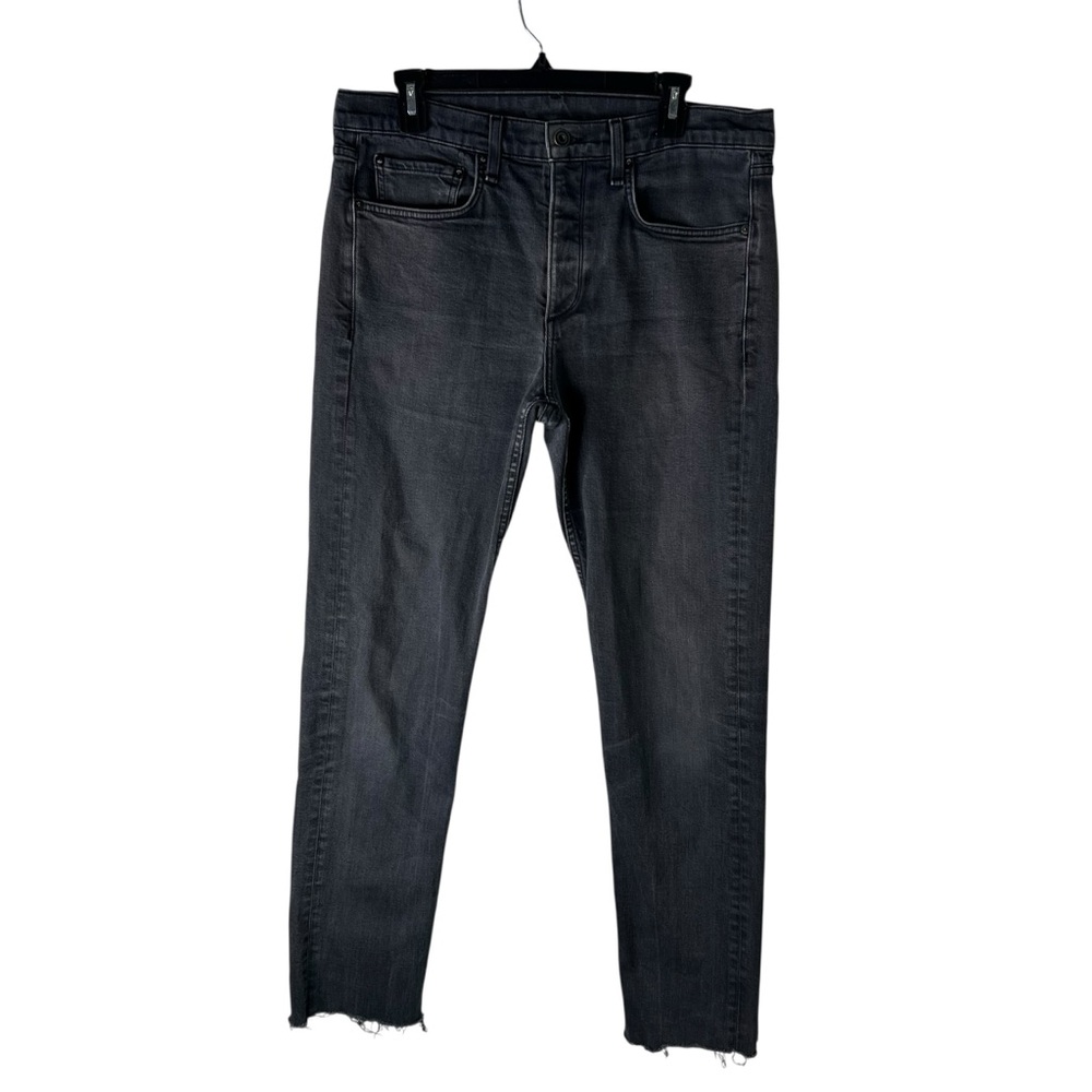 Rag & bone Fit 2 Slim Jeans Size 33 Raw Hem - Picture 2 of 9